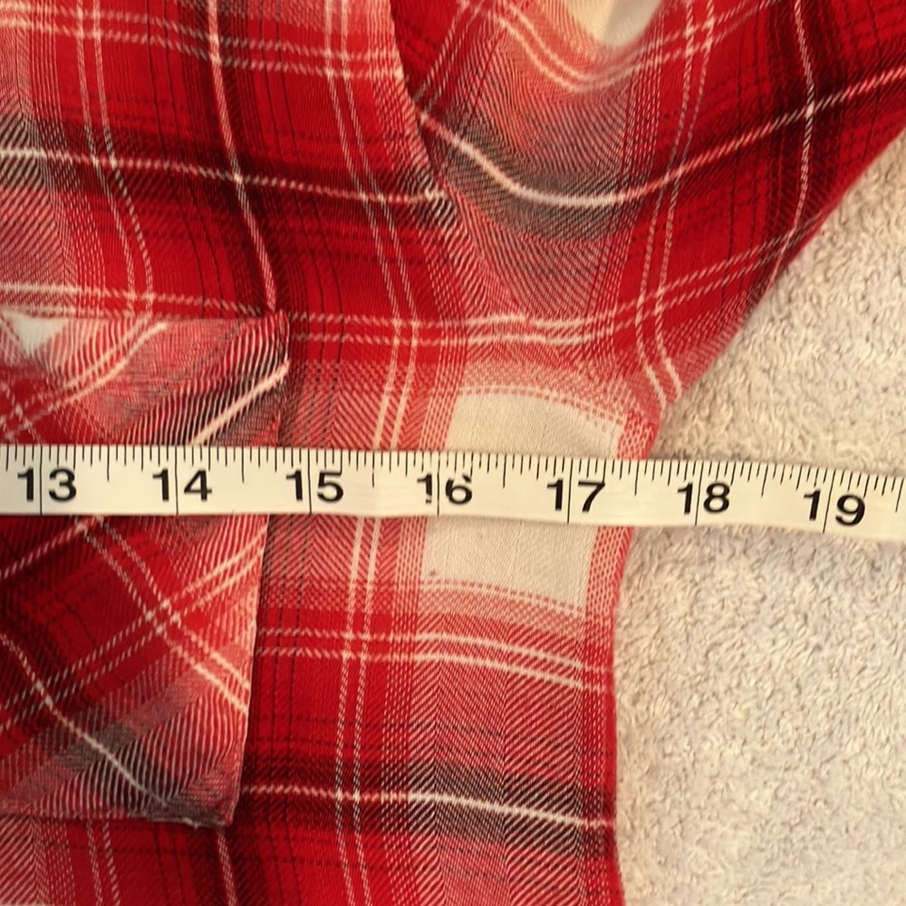 Rails Red And White Plaid Button Down - image 6